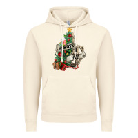 Vintage Artic Festive af Christmas middle finger Vintage Hoodie - NancyCooperArtShop