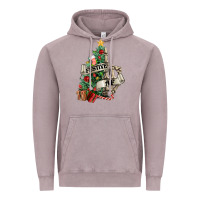 Vintage Zinc Festive af Christmas middle finger Vintage Hoodie - NancyCooperArtShop