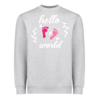 Heather Grey Hello world Heavyweight Sweatshirt - Bettercallsaul