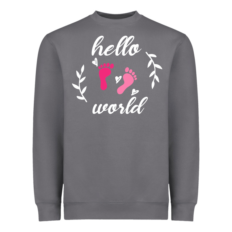Hello World Heavyweight Sweatshirt by Bettercallsaul | Teevron