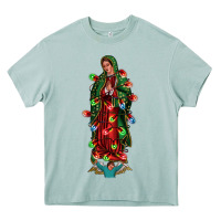 Arona our lady of Guadalupe Christmas Heavy Core Tee - Jasminsmagicworld