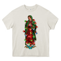 Our Lady Of Guadalupe Christmas Heavy Core Tee | Teevron