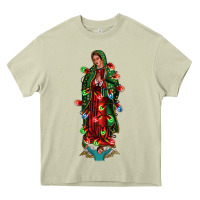 Mossy our lady of Guadalupe Christmas Heavy Core Tee - Jasminsmagicworld