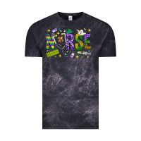 Cloud Black Mardi Gras nurse Vintage Tee - BundleAndBundleShop