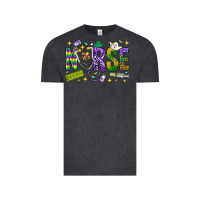Vintage Black Mardi Gras nurse Vintage Tee - BundleAndBundleShop