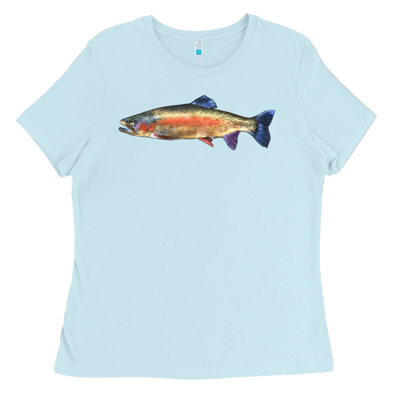 Rainbow Trout Ladies Tee by LillyAllenDesigns | Teevron