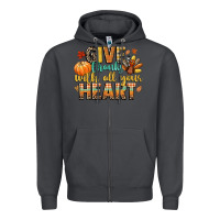 Smoke give thanks with all your heart Zipper Hoodie - CowGirlArtShop