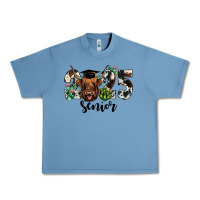 Pebble Blue cow 2025 senior Urban Heavy Tee - JahusDesignShop