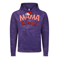 Cloud Purple Mama Claus Vintage Hoodie - MaliasSmallBusiness
