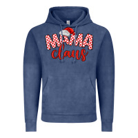 Vintage Denim Mama Claus Vintage Hoodie - MaliasSmallBusiness