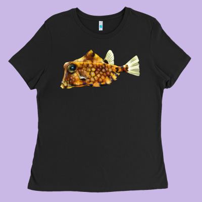 Humpback Turretfish Ladies Tee Designed By Lillyallendesigns
