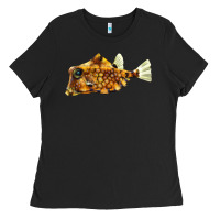 Black humpback turretfish Ladies Tee - LillyAllenDesigns