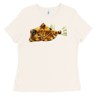 Bone humpback turretfish Ladies Tee - LillyAllenDesigns