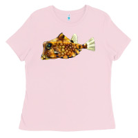 Bubblegum Pink humpback turretfish Ladies Tee - LillyAllenDesigns