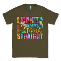 Army Green LGBTQ I Can't Even Think Straight Classic Tee - BundleAndBundleShop