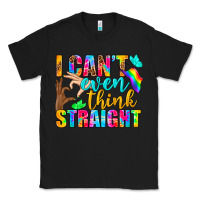 Black LGBTQ I Can't Even Think Straight Classic Tee - BundleAndBundleShop