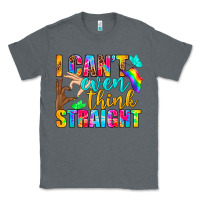 Charcoal Heather LGBTQ I Can't Even Think Straight Classic Tee - BundleAndBundleShop
