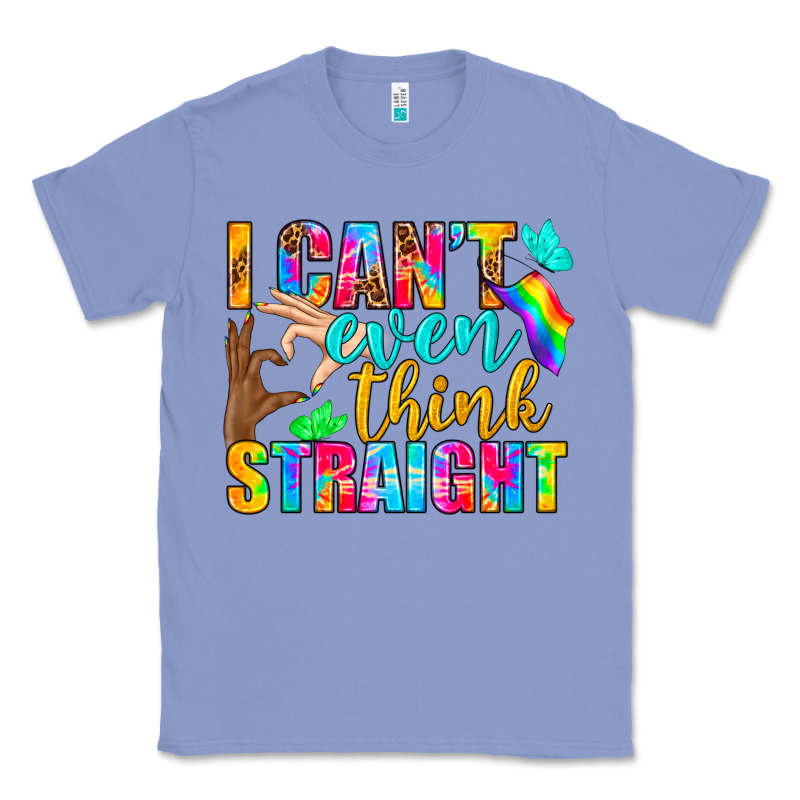 Lgbtq I Can't Even Think Straight Classic Tee by BundleAndBundleShop | Teevron