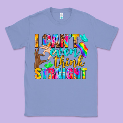 Lgbtq I Can't Even Think Straight Classic Tee Designed By Bundleandbundleshop
