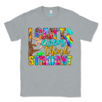 Heather Grey LGBTQ I Can't Even Think Straight Classic Tee - BundleAndBundleShop