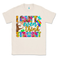 Natural LGBTQ I Can't Even Think Straight Classic Tee - BundleAndBundleShop