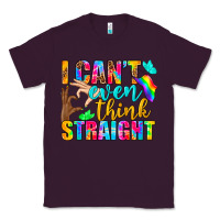 Plum LGBTQ I Can't Even Think Straight Classic Tee - BundleAndBundleShop