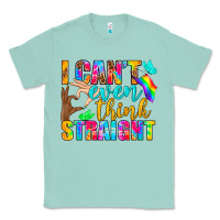 Seafoam LGBTQ I Can't Even Think Straight Classic Tee - BundleAndBundleShop