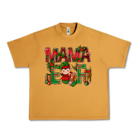 Peanut Butter Mama Elf With Gift Christmas Urban Heavy Tee - BundleAndBundleShop