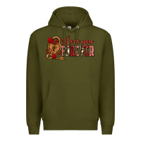 Army Green love you forever olivia Premium Hoodie - OliviaCreatesArt