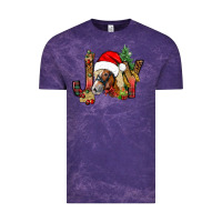 Cloud Purple joy christmas with horse bbs Vintage Tee - BundleAndBundleShop