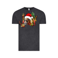 Vintage Black joy christmas with horse bbs Vintage Tee - BundleAndBundleShop