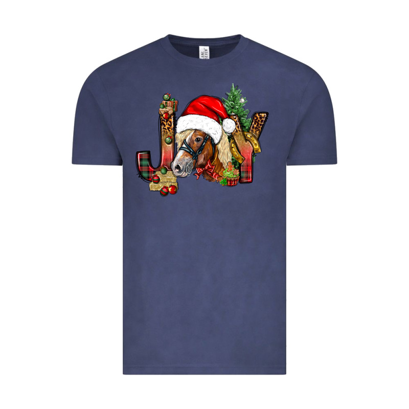 Joy Christmas With Horse Bbs Vintage Tee by BundleAndBundleShop | Teevron