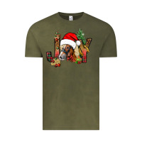 Vintage Olive joy christmas with horse bbs Vintage Tee - BundleAndBundleShop