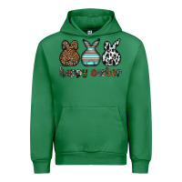 Emerald Happy Easter Urban Hoodie - CowhideDigitalArt