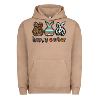 Pigment Burro Happy Easter Urban Hoodie - CowhideDigitalArt