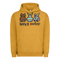 Pigment Peanut Butter Happy Easter Urban Hoodie - CowhideDigitalArt