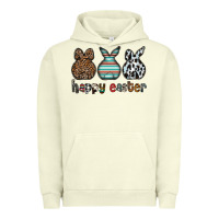 Pigment Pistachio Happy Easter Urban Hoodie - CowhideDigitalArt