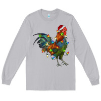Moon Dust Christmas Lights Rooster Long Sleeve Tee - RanaPortraitStore