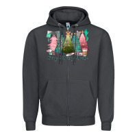 Smoke verry merry nurse Zipper Hoodie - CowGirlArtShop