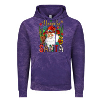 Cloud Purple Howdy Santa Vintage Hoodie - NancyCooperArtShop