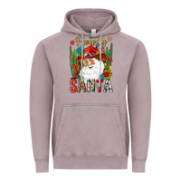 Vintage Zinc Howdy Santa Vintage Hoodie - NancyCooperArtShop