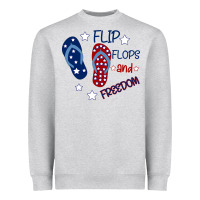 Heather Grey Flip Flops and Freedom Heavyweight Sweatshirt - Bettercallsaul