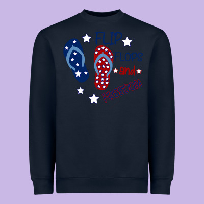 Flip Flops And Freedom Heavyweight Sweatshirt Designed By Bettercallsaul