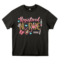 Asphalt Registered Nurse Heavy Core Tee - LillyAllenDesigns