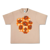Burro Thanksgiving Turkey With Tartan Patch Urban Heavy Tee - BundleAndBundleShop