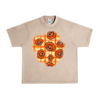 French Oak Thanksgiving Turkey With Tartan Patch Urban Heavy Tee - BundleAndBundleShop