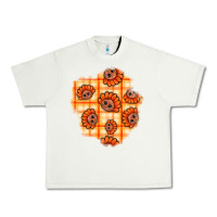 Pistachio Thanksgiving Turkey With Tartan Patch Urban Heavy Tee - BundleAndBundleShop