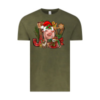 Vintage Olive joy christmas with pig bbs Vintage Tee - BundleAndBundleShop