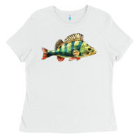 White Perch Fish Ladies Tee - LillyAllenDesigns