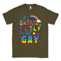 Army Green Western It's Great Day To Be Gay Classic Tee - BundleAndBundleShop